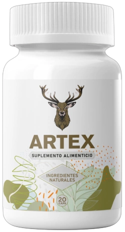 Frasco de Artex, herbal mexicano con cola de caballo y cúrcuma