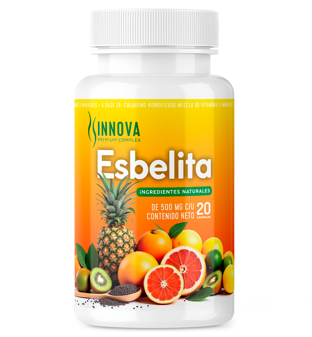 Frasco de Esbelita con mango africano, té verde y cardo mariano