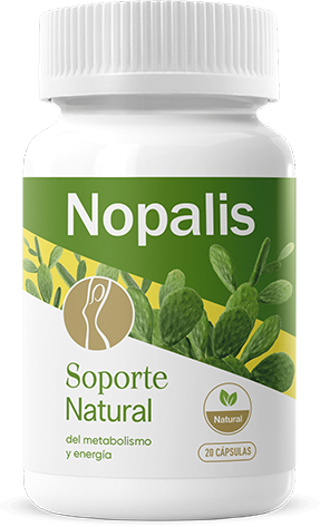 Frasco de Nopalis con nopal de Milpa Alta y fibra soluble