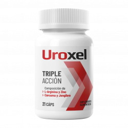 Frasco de Uroxel para infecciones urinarias e inflamación prostática